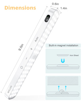 Motion Sensor Cabinet Light Battery Display